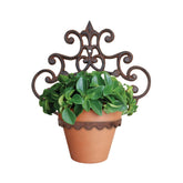 Hectarul - Suport pentru ghiveci ruginiu din otel turnat Ø13 cm Esschert Design